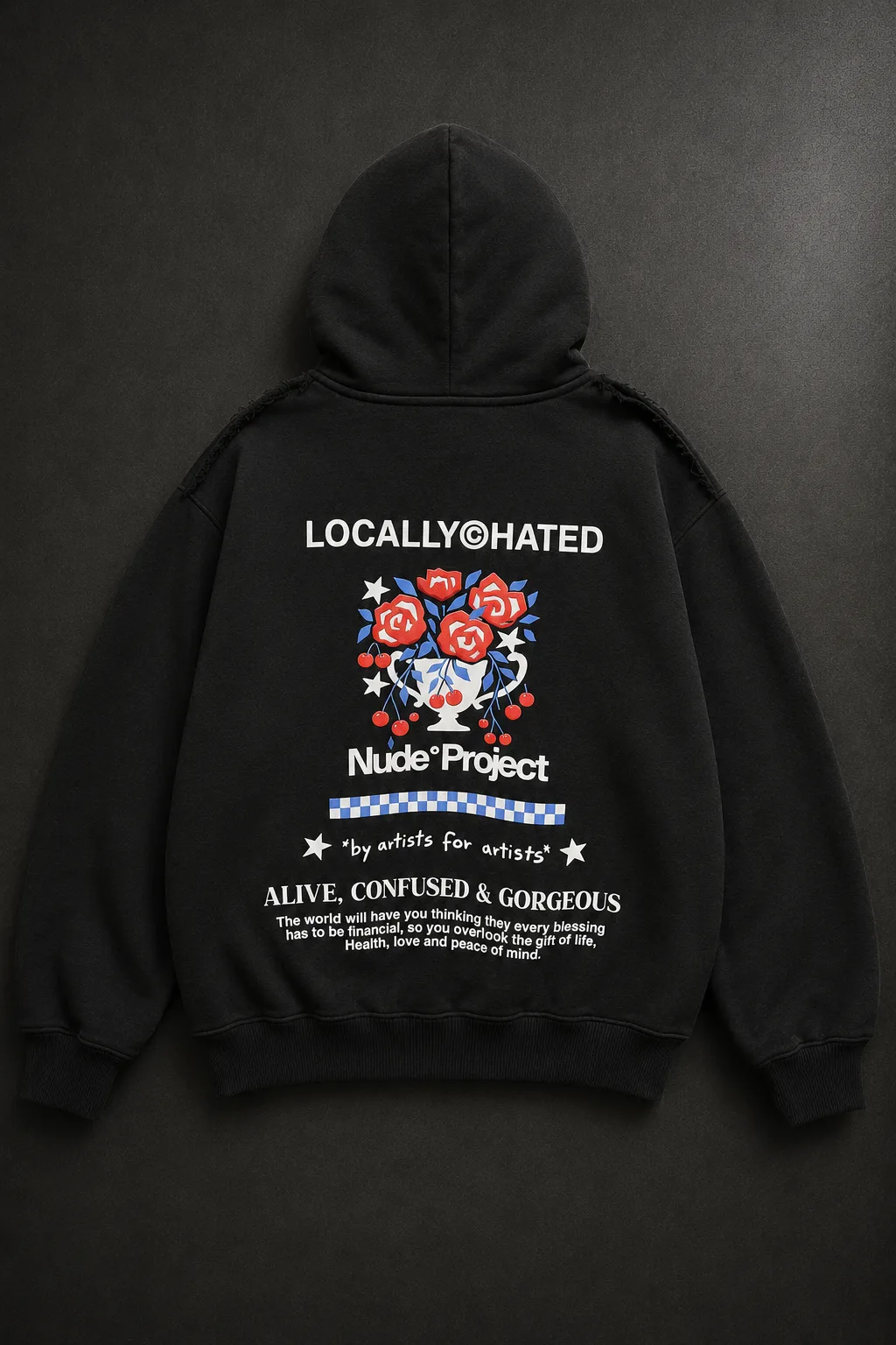 Nude Project Piston Hoodie Black