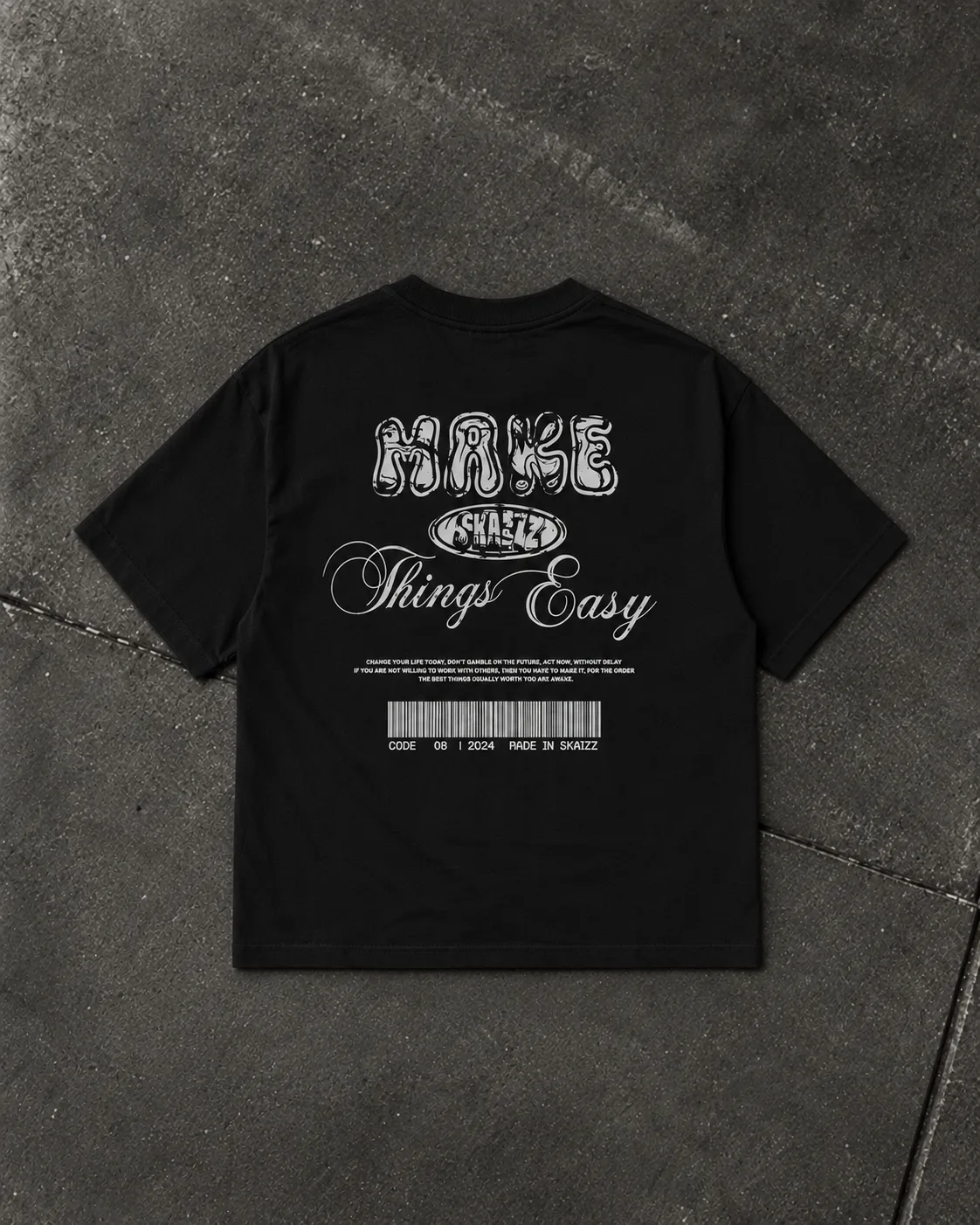 Lettering Black