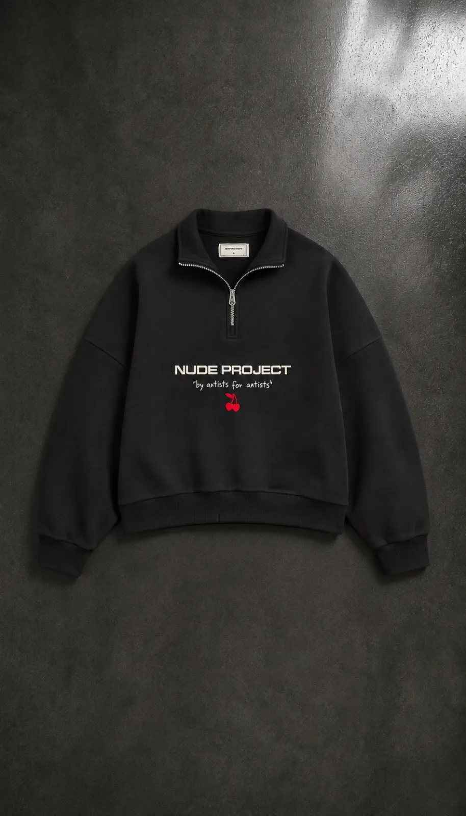 Nude Project Sport Quarter-Zip Black