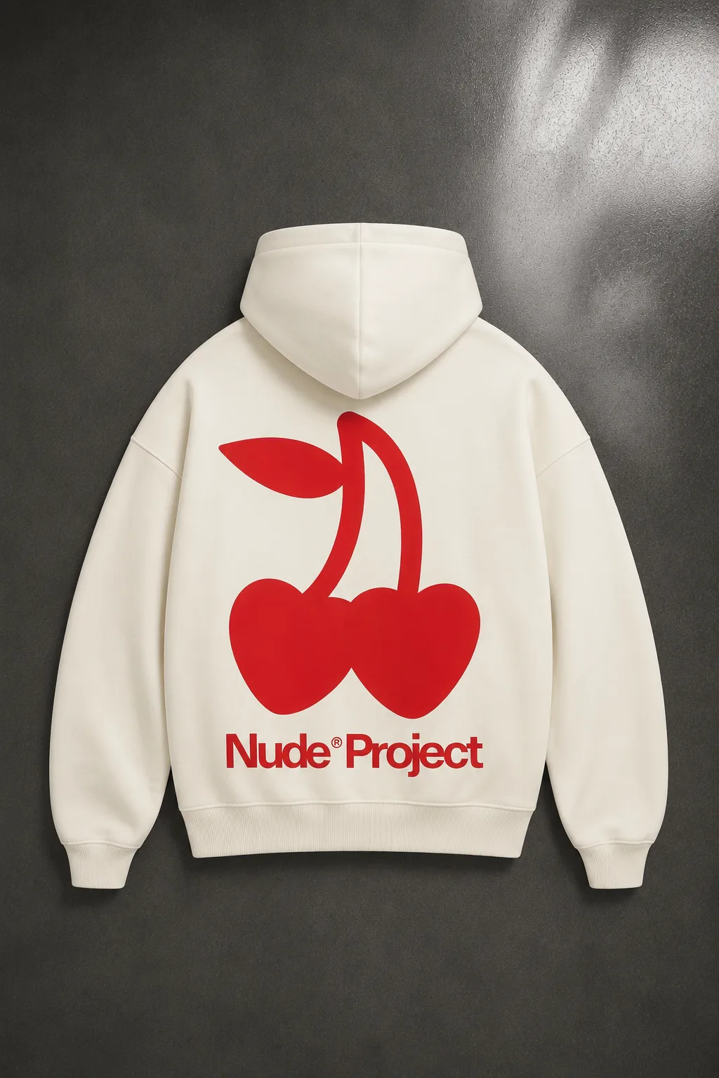 Nude Project Cherry Logo Hoodie Marshmallow