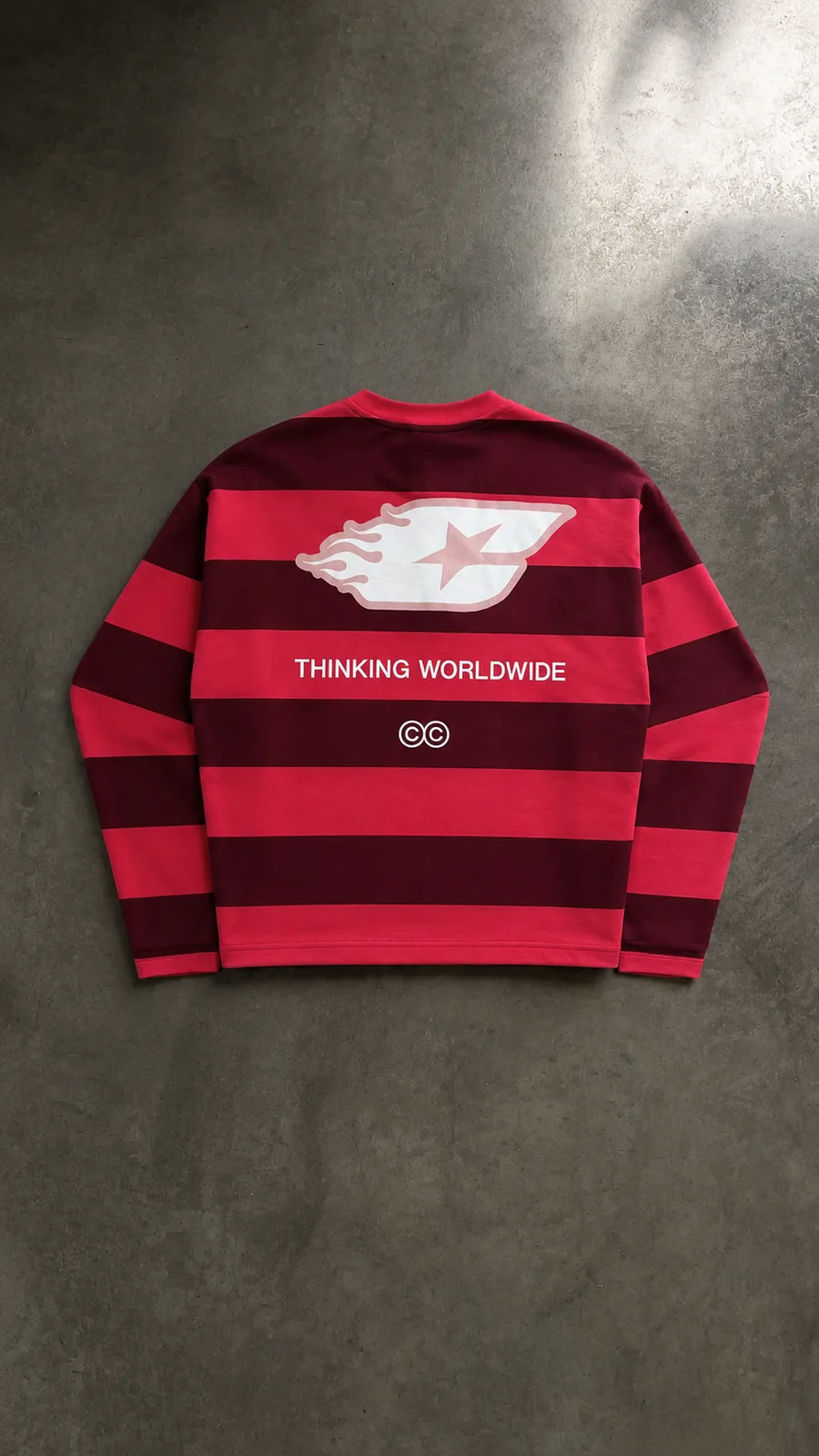 Cold Culture Burnin Stripes Longsleeve Burgundy