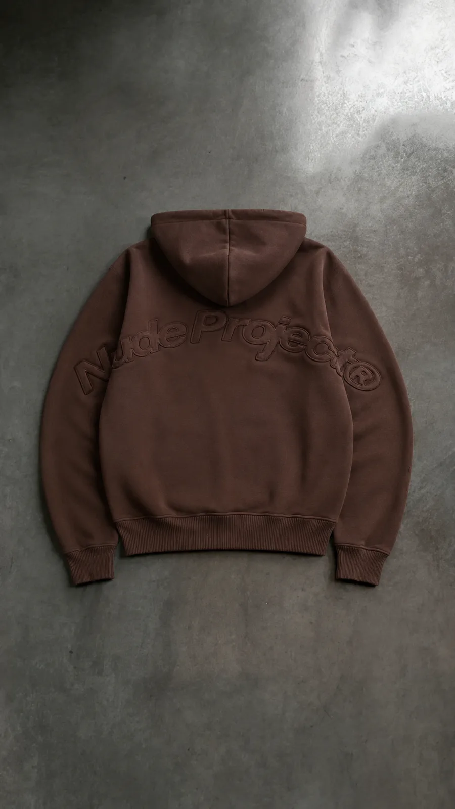 Nude Project Marble Hoodie Brown