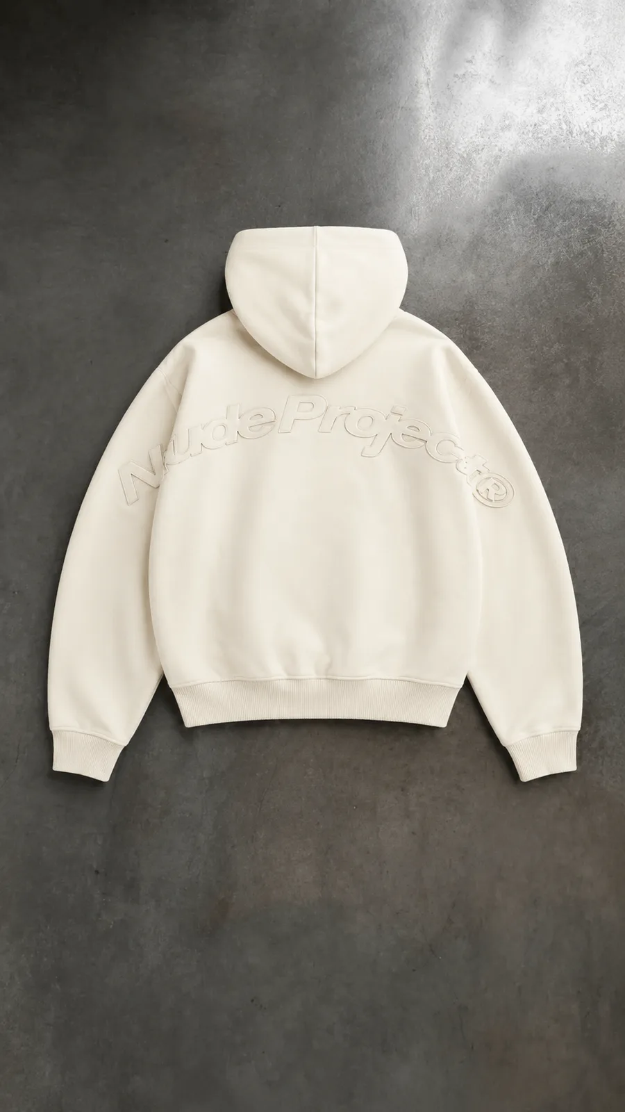 Nude Project Marble Hoodie Cream
