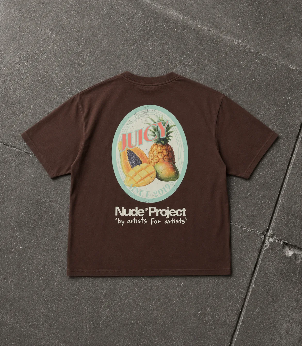 Nude Project Juicyyyy Tee Brown